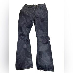 BDG Urban Outfitters Blue Tie Dye 90s Bootcut Jeans Size 26x30